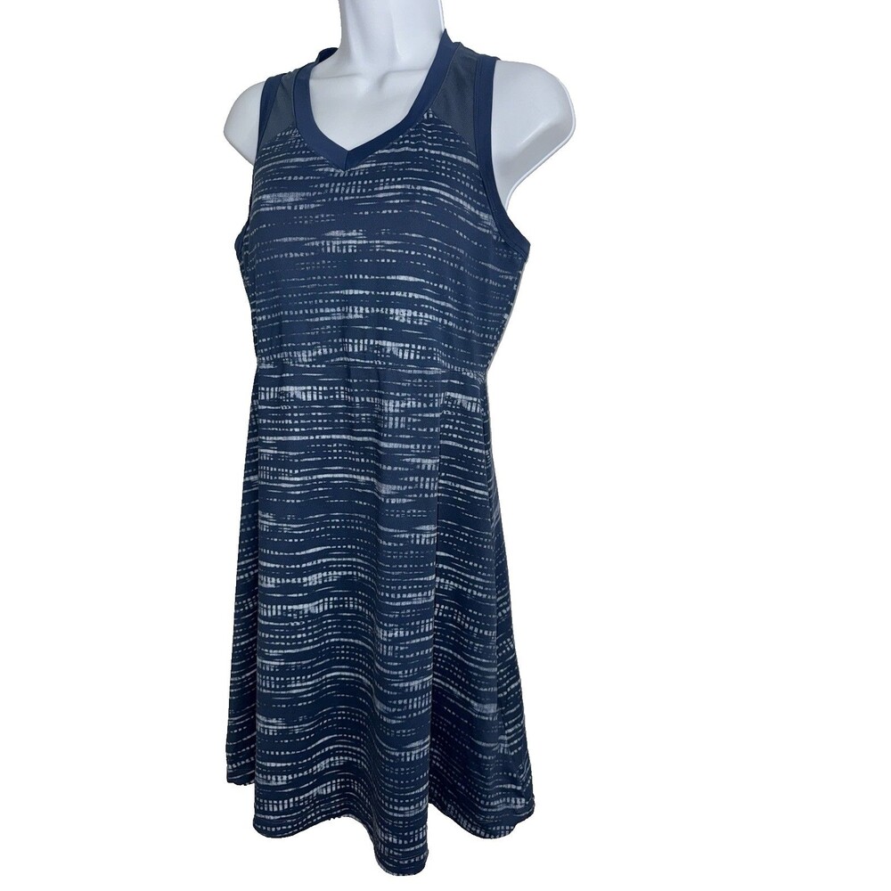 Title Nine Boss Workout Dress Pulse Blue Built In Bra Women Size Small S